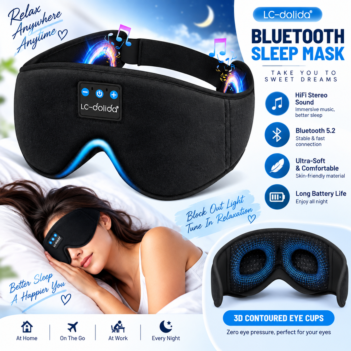 Bluetooth Sleep Mask